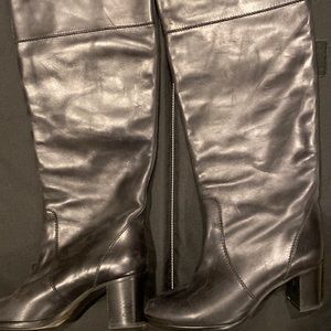 Beautiful Jcrew soft black leather boots